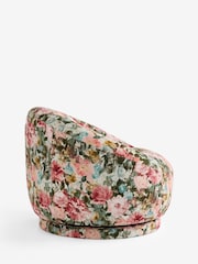 Clarke and Clarke Tahiti Spring Blush Pink Eden Accent Chair - Image 4 of 8