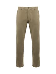 Weird Fish Green Freddie Super Soft Chino Trousers - Image 5 of 6