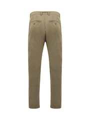 Weird Fish Green Freddie Super Soft Chino Trousers - Image 6 of 6