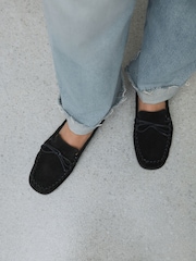 Black N.Premium Ruched Leather Loafers - Image 5 of 10