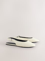 Bone Forever Comfort® Round Toe Slingback Flats - Image 2 of 4