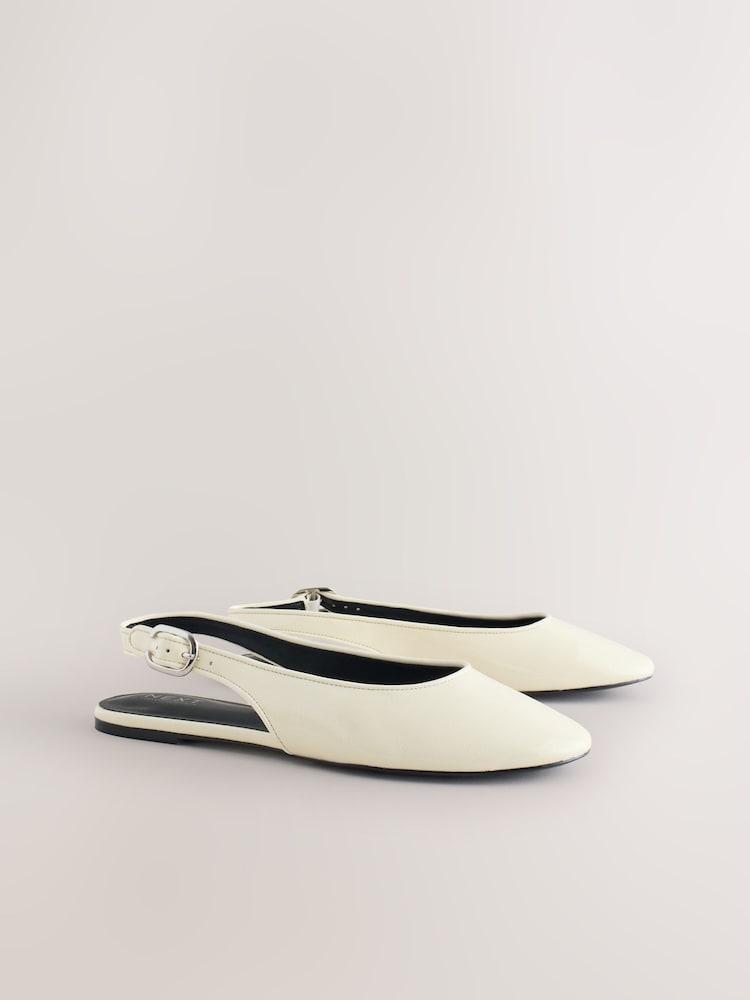 Bone Forever Comfort® Round Toe Slingback Flats - Image 2 of 4