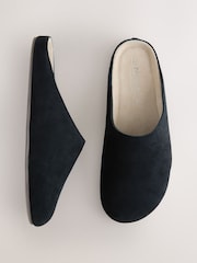 Black Forever Comfort® Leather Footbed Clogs - Image 3 of 5