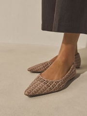 Nude/Pink Forever Comfort® Weave Point Ballet Flats - Image 1 of 10