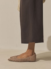 Nude/Pink Forever Comfort® Weave Point Ballet Flats - Image 3 of 10