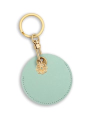Jonnys Sister	Personalised Faux Leather Bag Accessory with Gold Tone Flower Charm - Image 2 of 2