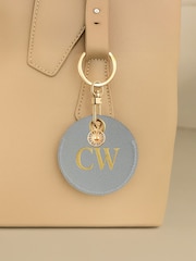 Jonnys Sister Personalised Leather Bag Accessory with Gold Tone Sun Charm - Image 1 of 1