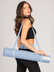 Pineapple Blue Badge Yoga Mat - Image 1 of 9