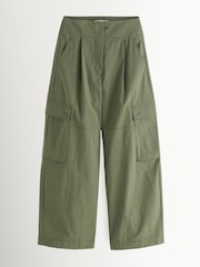 Weekend MaxMara Green Aquila Wide Leg Trousers - Image 8 of 11