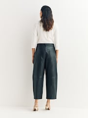 Weekend MaxMara Black Pagano Baloon Trousers - Image 3 of 5