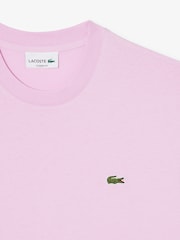 Lacoste Light Pink Relaxed Fit Jersey Cotton T-Shirt - Image 2 of 3