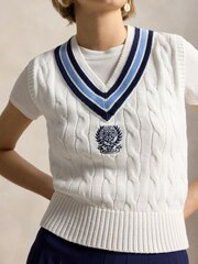 Polo Ralph Lauren Cream Sweater Vest - Image 3 of 3
