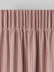 Pink Brushed Stripe Made to Measure Curtains - Image 4 of 9