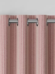Pink Brushed Stripe Made to Measure Curtains - Image 5 of 9