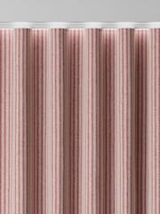 Pink Brushed Stripe Made to Measure Curtains - Image 6 of 9