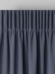 Blue Embossed Made to Measure Curtains - Image 4 of 9