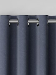 Blue Embossed Made to Measure Curtains - Image 5 of 9