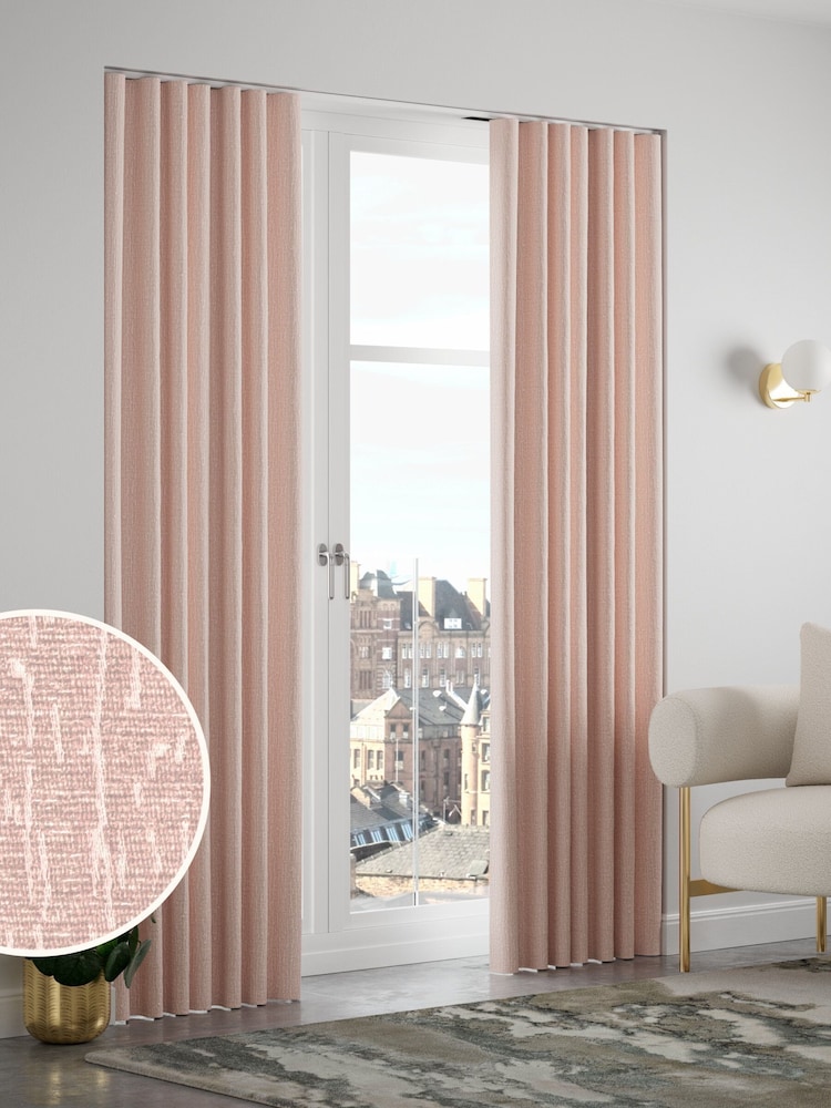 Pink Chenille Made to Measure Curtains - Image 1 of 9
