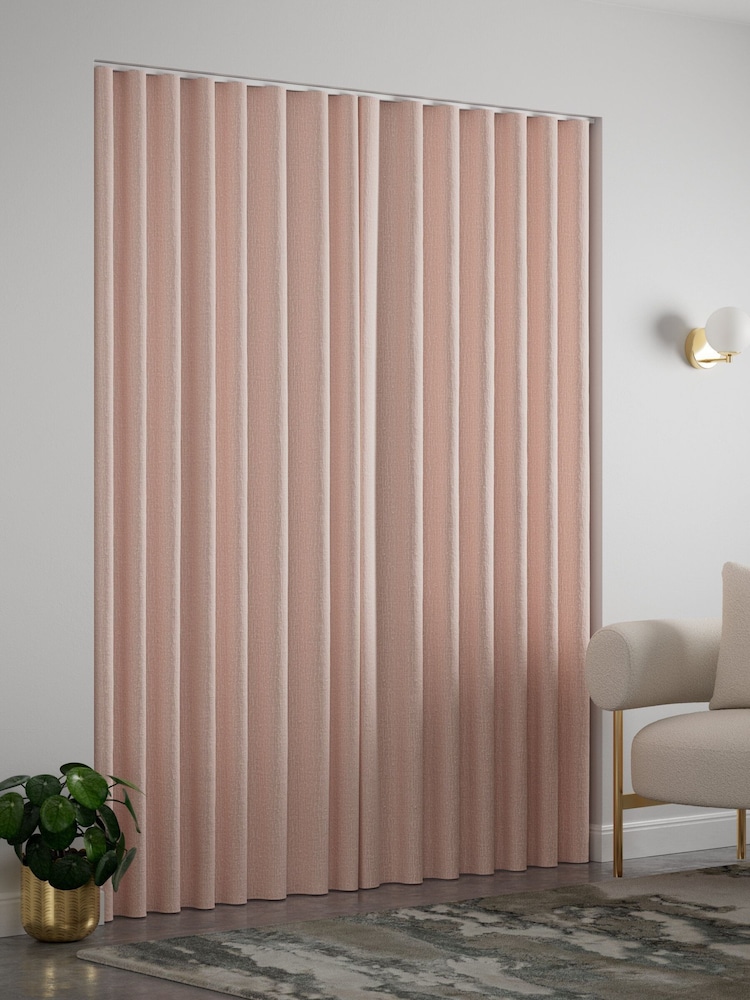 Pink Chenille Made to Measure Curtains - Image 2 of 9