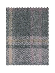 Grey Brushed Check Made to Measure Curtains - Image 7 of 9