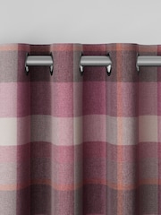 Pink Berry Check Made to Measure Curtains - Image 5 of 9
