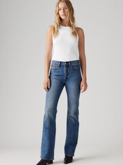 Levi's Mid Blue Denim Wedgie Bootcut Jeans - Image 6 of 9