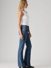 Levi's Mid Blue Denim Wedgie Bootcut Jeans - Image 7 of 9