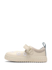 Clarks Yellow Cove Flower Toddler Mary Jane Shoes - Image 2 of 5