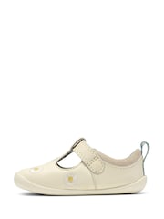 Clarks Yellow First Walkers Flora T-Bar Shoes - Image 2 of 6
