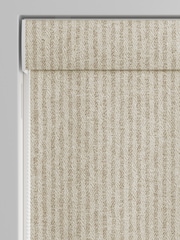 Natural Brushed Stripe Made to Measure Roman Blinds - Image 3 of 6