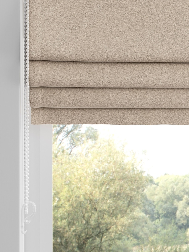 Natural Embossed Made to Measure Roman Blinds - Image 2 of 6