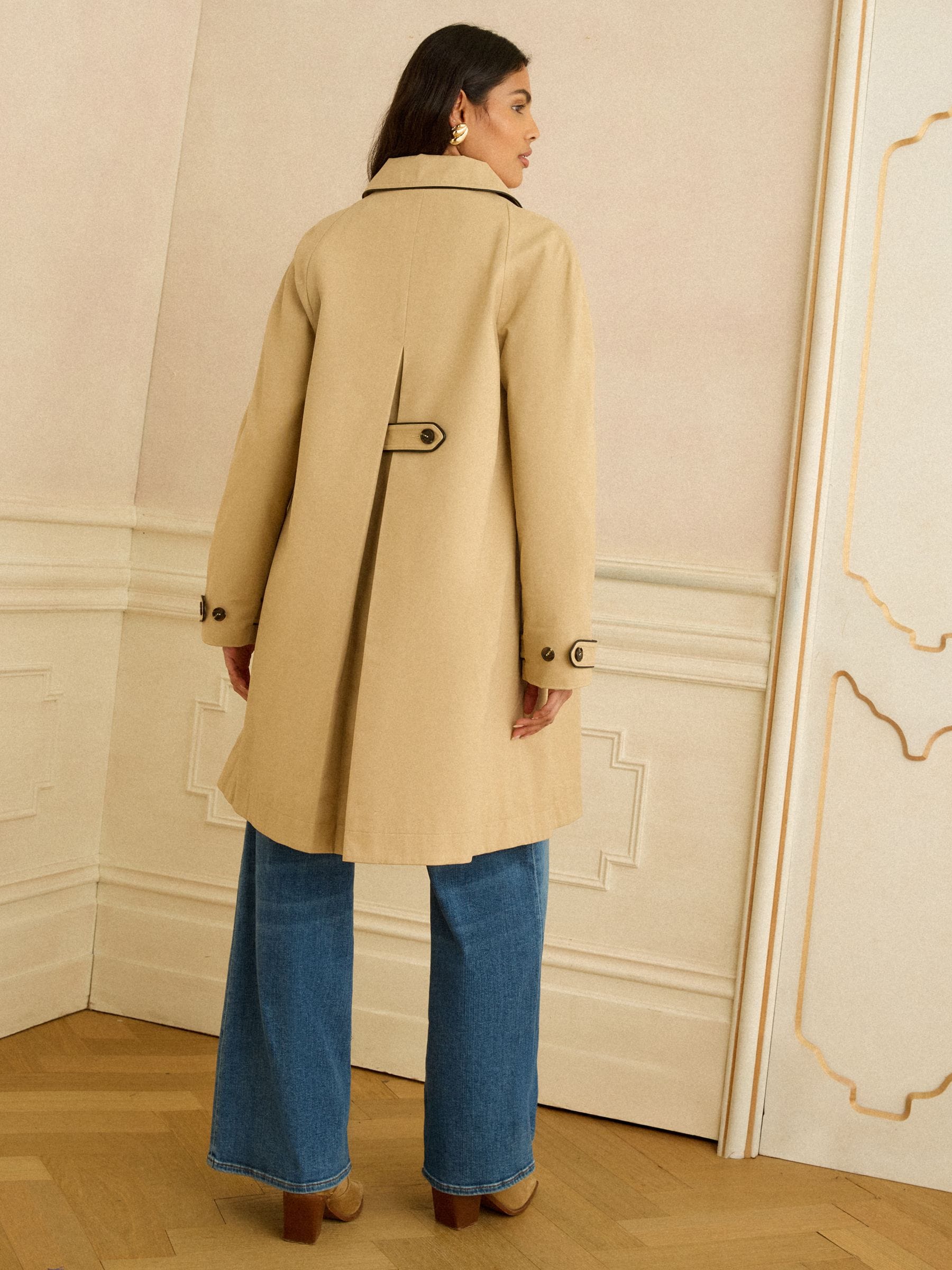 Buy Love & Roses Beige Car Trench Coat from the Next UK online shop