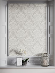 Grey Damask Made to Measure Roman Blinds - Image 4 of 6