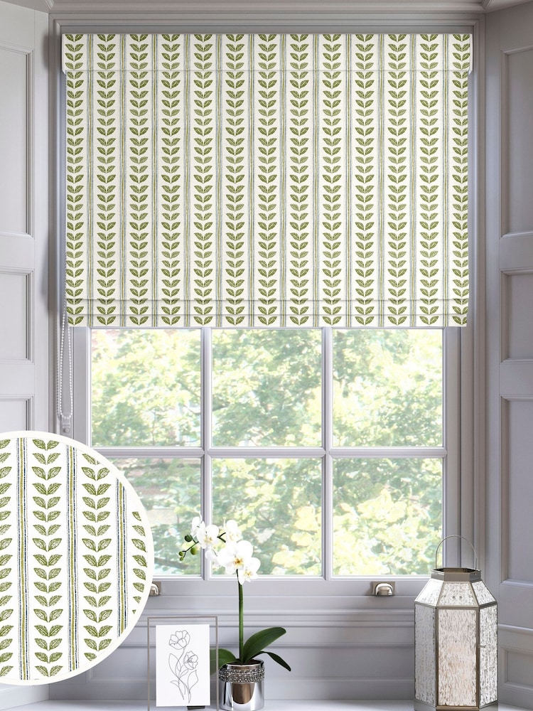 Green Liber Made to Measure Roman Blind - Image 1 of 6 Green Liber Made to Measure Roman Blind - Image 1 of 6