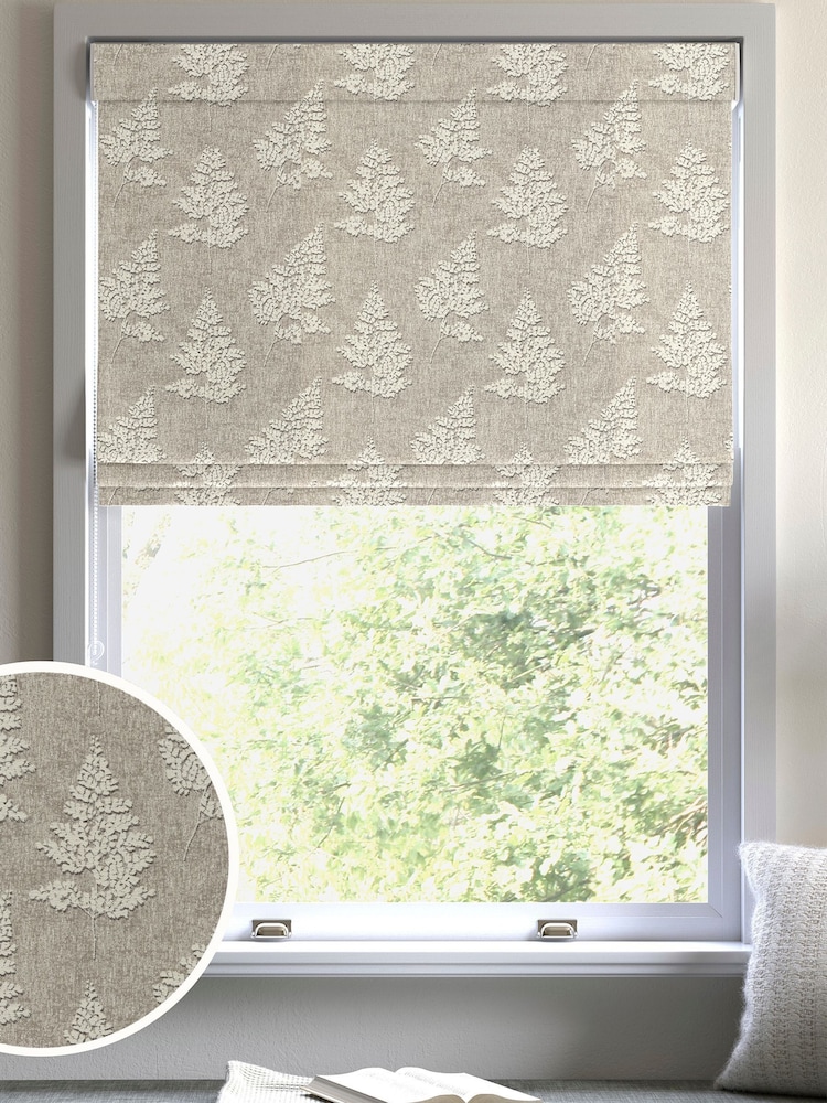 Grey Midori Made to Measure Roman Blind - Image 1 of 6 Grey Midori Made to Measure Roman Blind - Image 1 of 6
