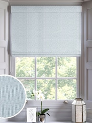 Blue Abaci Made to Measure Roman Blind - Image 1 of 6