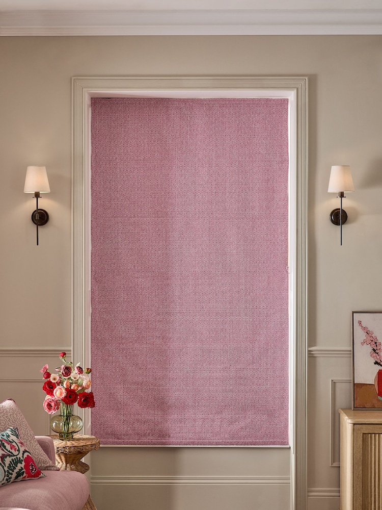 Pink Rhembo Made to Measure Roman Blind - Image 2 of 6 Pink Rhembo Made to Measure Roman Blind - Image 2 of 6