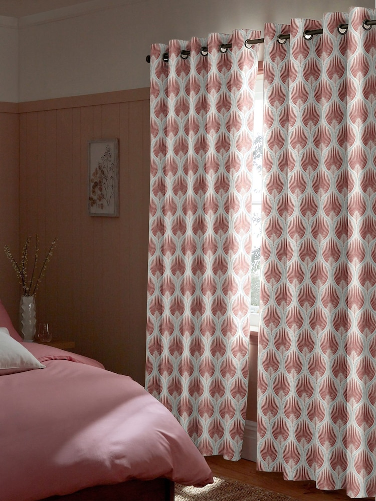 Red Poale Made to Measure Curtains - Image 2 of 9