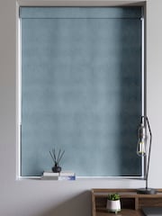 Blue Knit Made to Measure Roman Blind - Image 5 of 6