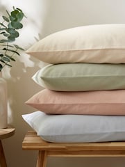 Martex Seashell Pink Touch Of Linen Pillowcases Pair - Image 7 of 8