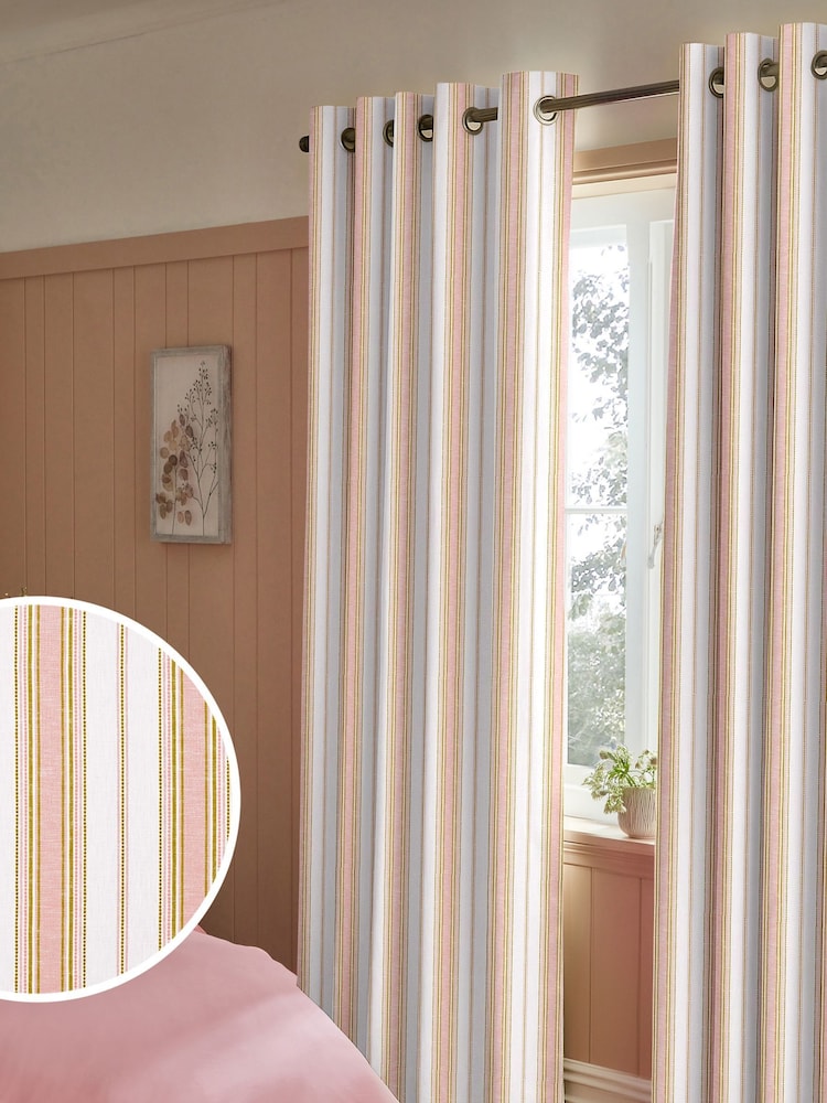 Pink Balthica Made to Measure Curtains - Image 1 of 9 Pink Balthica Made to Measure Curtains - Image 1 of 9