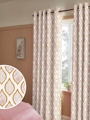 Orange Mesop Made to Measure Curtains - Image 1 of 9