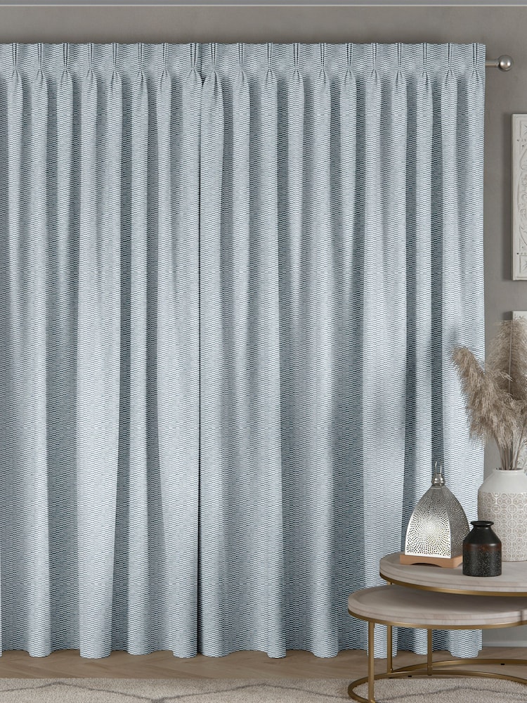 Blue Abaci Made to Measure Curtains - Image 2 of 9