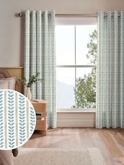 Blue Liber Made to Measure Curtains - Image 1 of 9