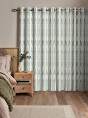Blue Liber Made to Measure Curtains - Image 2 of 9