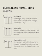 Blue Liber Made to Measure Curtains - Image 5 of 9