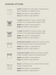 Natural Midori Made to Measure Curtains - Image 4 of 9