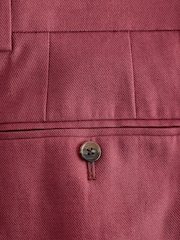 rdeča - Relaxed Fit Linen Blend Suit Trousers - Slika 7 iz 9