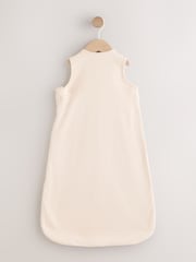 Neutral/Blue Embroidered Bears 1 Tog Sleeveless Baby Sleepbag - Image 2 of 7