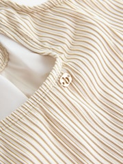 B by Ted Baker One Shoulder White Swimsuit with Tummy Control - Image 3 of 4